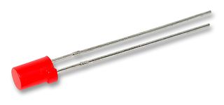 KINGBRIGHT L-1413IDT LED, Cylindrical, Red, Through Hole, 4mm, 20 mA, 2 V, 625 nm