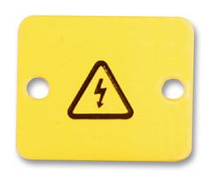 WEIDMULLER AD4 037560 Label, Warning, 24.1 mm, 20 mm, PVC, Flash / Risk Of Electric Shock (Symbol)