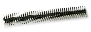 TE CONNECTIVITY - AMP 8-103324-6 Pin Header, Right Angle, Wire-to-Board, 2.54 mm, 2 Rows, 72 Contacts, Through Hole Right Angle