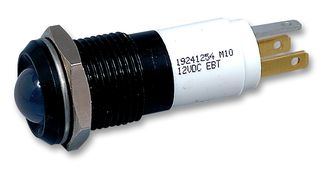 CML INNOVATIVE TECHNOLOGIES 19241354 Multicolour Panel Indicators, Black Chrome Bezel, Red, Yellow, Green, 14 mm, R 20mA, Y 40mA, G 20mA