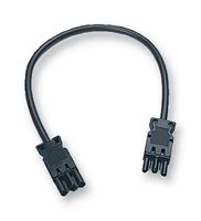WIELAND ELECTRIC 94.732.2000.1 Mains Power Cord, DB2000 Plug to DB2000 Receptacle, 2 m, 250 VAC, Black