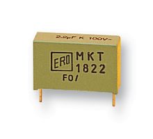 VISHAY MKT1822210405 General Purpose Film Capacitor, Metallized PET, Radial Box - 2 Pin, 1000 pF, ± 10%, 200 V, 400 V