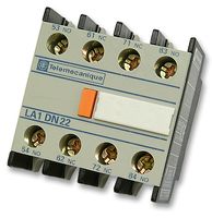 SCHNEIDER ELECTRIC LA DN22 CONTACT BLOCK, 2NO/2NC