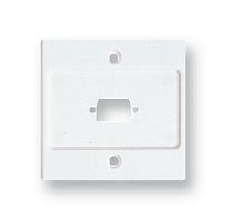 MCKEE HAGBORG CONNECTORS MHFP1SUBD-9 Faceplate, Faceplate, Standard UK Wall Boxes, 1, ABS (Acrylonitrile Butadiene Styrene) Body