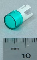 EAO 19-931.5 Lens, Illum, Plastic, Round, Green, 19 Series