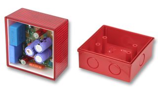 CLIFFORD AND SNELL FL40/D25/R/RN Beacon, Xenon, Red, Flashing, 24VDC, IP65, 81mm Height