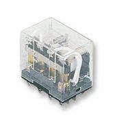 OMRON INDUSTRIAL AUTOMATION LY4 DC24 General Purpose Relay, LY Series, Power, Non Latching, DPDT, 24 VDC, 10 A
