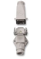 LAPP 343-6317 Heavy Duty Connector, EPIC HBS Series, Cable Mount, Plug, Receptacle, 4 Contacts, 2 Rows