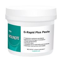 MOLYKOTE G-RAPID PLUS, 250G Anti-Seize Paste, NLGI Grade 2, -35 °C to 450 °C, Can, 250g