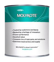 MOLYKOTE MICROSIZE, 1KG Fine Powder, Black, -185 °C to 450 °C, Can, 1kg