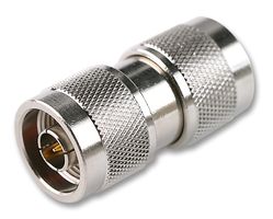 AMPHENOL RF N2071A1-NT3G-50 RF / Coaxial Adapter, N, Plug, N, Plug, Straight Adapter, 50 ohm