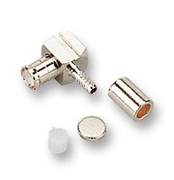 AMPHENOL RF MCX1112A1-3GT30G-5-50 RF / Coaxial Connector, MCX Coaxial, Right Angle Plug, Crimp, 50 ohm, RG174, RG188A, RG316, Brass