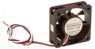 SUNON KDE1206PHV1.MS.AF.GN DC Axial Fan, 12 V, Square, 60 mm, 15 mm, Vapo Bearing, 21 CFM