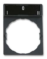 SCHNEIDER ELECTRIC ZBY2186 Legend Plate, Harmony Series Switches and Pilot Lights, I-O-II, 30 x 40 mm