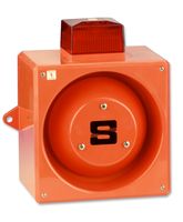 CLIFFORD AND SNELL YL80/N50/R/RF SOUNDER/STROBE, RED
