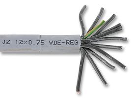 PRO POWER PPYY12C0.75 100M Multicore Cable, YY, Unscreened, 12 Core, 0.75 mm², 328 ft, 100 m