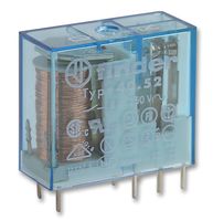 FINDER 40.52.9.006.0000 General Purpose Relay, 40 Series, Power, DPDT, 6 VDC, 8 A