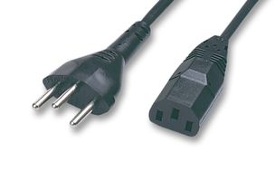 VOLEX X-525583A LEAD, SWISS BLACK, 2.5M