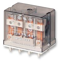 FINDER 56.44.9.012.0000 General Purpose Relay, 56 Series, Power, 4PDT, 12 VDC, 12 A