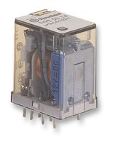 FINDER 55.14.9.024.0000 General Purpose Relay, 55 Series, Power, 4PDT, 24 VDC, 7 A