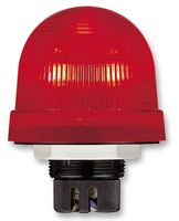 WERMA 81520000 Beacon, Vandal Proof, Red, Steady, 10W, 240VAC, IP65, 75mm Dia., 96.5mm Height