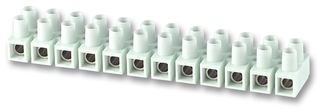 METWAY ELECTRICAL INDUSTRIES 32712 Panel Mount Barrier Terminal Block, 1 Row, 12 Ways, 82 A