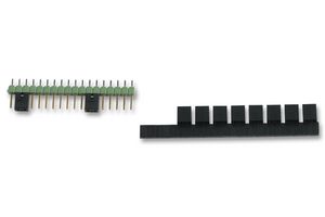 TE CONNECTIVITY - AMP 2-382811-0 Jumper (Busbar), Shorting, Shunt, PCB Connectors, 2 Ways, 2.54 mm