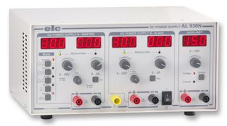 ELC AL936N Bench Power Supply, Adjustable, 3 Output, 0 V, 30 V, 0 A, 6 A