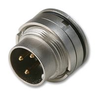 LUMBERG 0315 12 Circular Connector, IP68, M16, Standard Circular Connector, 03 Series, Panel Mount Plug
