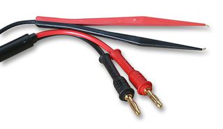 TESTEC 22100 Test Lead, SMD Test Tweezer to 4mm Banana Plugs x2