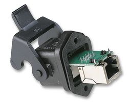 HARTING 09 45 225 1100 Modular Connector, RJ45 Plug, 1 x 1 (Port), 8P8C, Cat5, IP65, IP67, Cable Mount