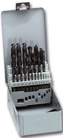 DURATOOL LDTS/003 JOBBER DRILL SET, HSS, 1/16-3/8X1/64