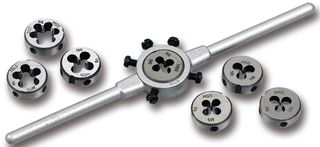 DURATOOL 45070 DIE SET, HSS, METRIC, M3-M12