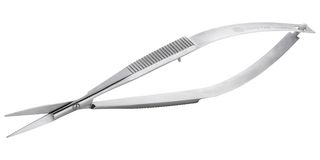 IDEAL-TEK 346MS.B.IT Scissors, Fine/Straight Blade, Miniature, 15 mm, 120 mm, 0.59 ", 4.72 "
