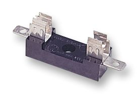 BULGIN LIMITED FX0326 Fuseholder, Panel Mount, 250V, 13A, 6.3 x 32mm, 6.3 Series Tabs, Black, Protection Category PC1