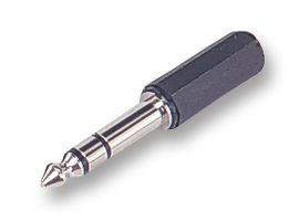 SCHURTER 4833.43 Audio Adapter, Stereo Plug - 6.35mm, Stereo Receptacle - 3.5mm