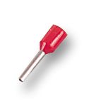 WEIDMULLER H1,5/14. Wire Ferrule, Single Wire, 15 AWG, 1.5 mm², 8 mm, Red