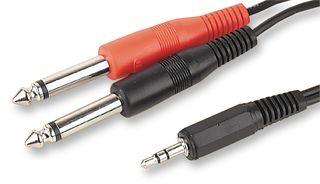 MULTICOMP PRO JR8007-2M Audio / Video Cable Assembly, 3.5mm Stereo Jack Plug, 6.35mm (1/4") Mono Jack Plug, x 2, 6.6 ft