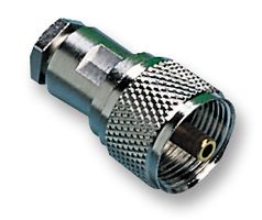 TE CONNECTIVITY - GREENPAR 1-1337473-0. RF / Coaxial Connector, UHF Coaxial, Straight Plug, Solder, RG58C, RG141A, URM43, URM76, Brass