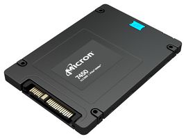 MICRON MTFDKCB7T6TFR-1BC1ZABYY SSD, Internal, U.3 2.5Inch, 7mm, PCIe Gen 4, NVMe, 7.68 TB, 3D TLC NAND