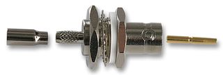 GREENPAR - TE CONNECTIVITY 1-1337548-0 RF / Coaxial Connector, BNC Coaxial, Straight Bulkhead Jack, Crimp, 50 ohm