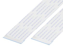 GCT 05-14-D-0050-A-4-06-4-T FFC / FPC Cable, 14 Core, 0.5 mm, Opposite Sided Contacts, 1.97 ", 50 mm, White