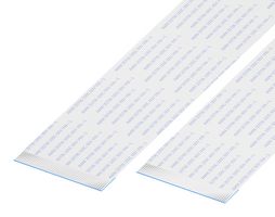GCT 05-33-D-0101-A-4-06-4-T FFC / FPC Cable, 33 Core, 0.5 mm, Opposite Sided Contacts, 4 ", 101 mm, White