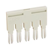 WAGO 870-405 Jumper (Busbar), Insulated, Jumper, Terminal Blocks, 5 Ways, 870 Series