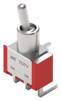 WURTH ELEKTRONIK 472121020421 Toggle Switch, On-On, SPDT, Non Illuminated, WS-TOTV Series, Through Hole, 1 A