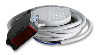DATASENSOR S6-1B5 Photoelectric Sensor, S6 Series, Universal, MIDI, Retroreflective, 5 m, Relay, 15 to 264 Vac/dc