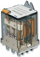 FINDER 62.82.8.230.0000 General Purpose Relay, 62 Series, Power, DPDT, 230 VAC, 16 A
