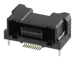 HIROSE / HRS FX23-20S-0.5SH Mezzanine Connector, Receptacle, 0.5 mm, 2 Rows, 20 Contacts, Surface Mount Right Angle