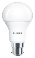 PHILIPS LIGHTING 929003003202 LED Light Bulb, Frosted GLS, BC / B22 / B22d / BA22 / BA22d, White, 3000 K, Non-Dimmable, 200°