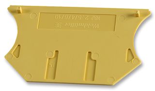 WEIDMULLER WAP 2.5/10 YELLOW End / Intermediate Plate, for Use with DIN Rail Terminal Blocks, Blue
